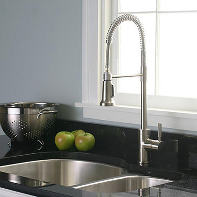 Spring Kitchen faucet with pull out sprayer